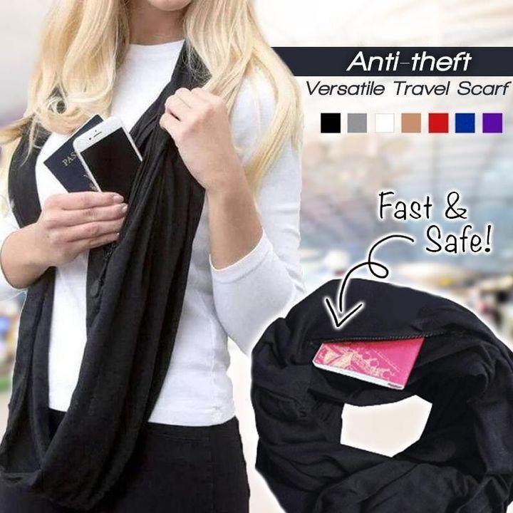 ANTI-THEFT VERSATILE TRAVEL SCARF