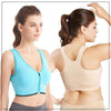 Breathable Zip Front Sports Bra