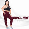 High Waist Stretch Tummy Booty Slimming Butt Lift Leggings With Pockets