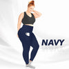 High Waist Stretch Tummy Booty Slimming Butt Lift Leggings With Pockets