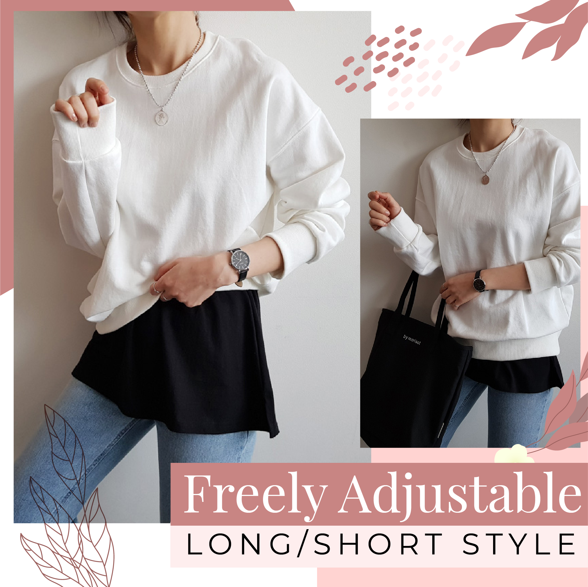 Adjustable Layering Shirt Extender