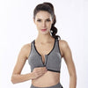 Breathable Zip Front Sports Bra