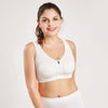 Breathable Zip Front Sports Bra