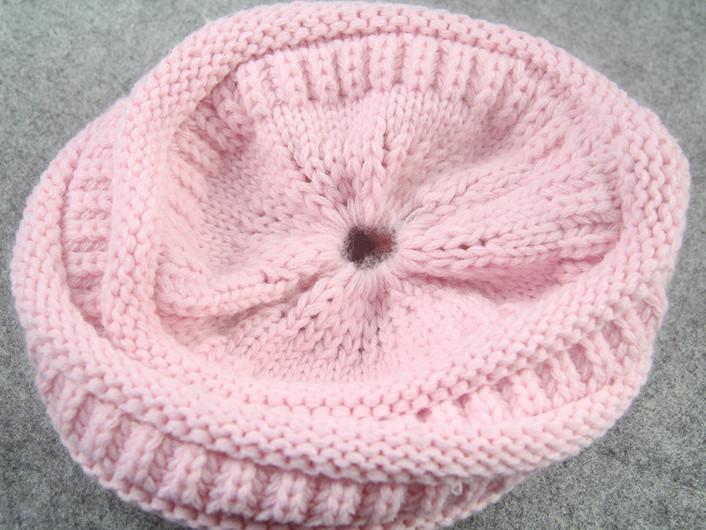 Soft Knit Ponytail Beanie Hats -50% Off