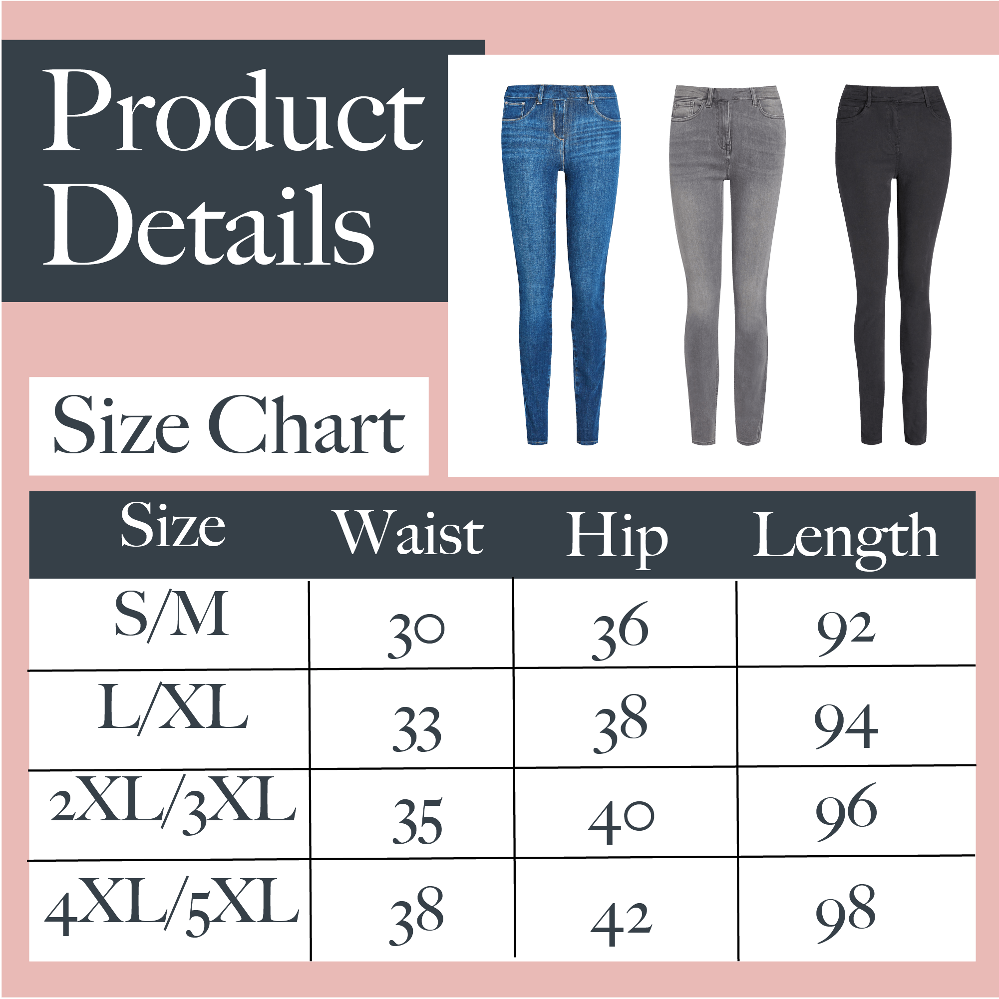 SculptMe Skinny Denim Leggings