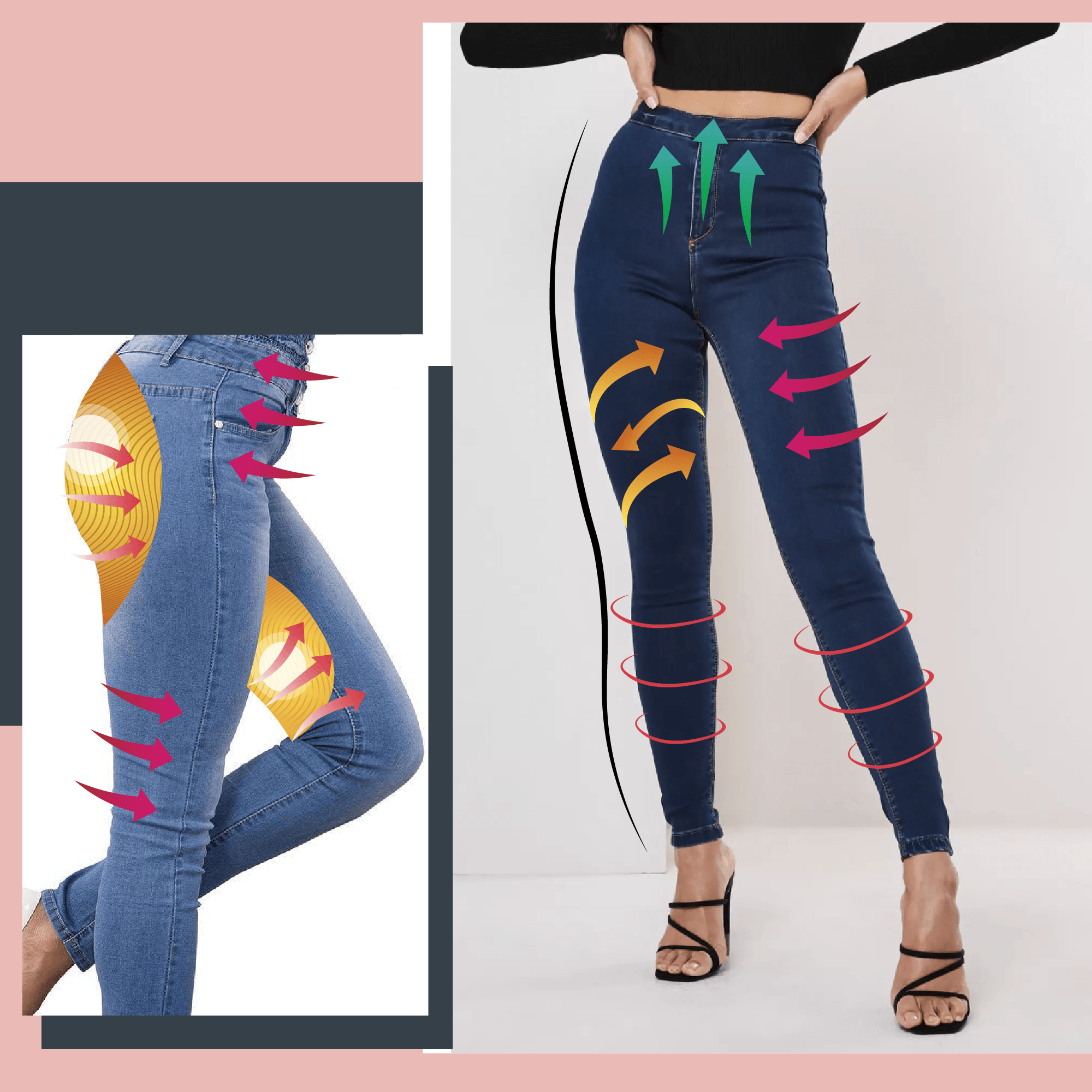 SculptMe Skinny Denim Leggings